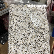 White box alphabet letter beads gold letters 1 pound