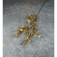 Daun Gold Daun emas Artificial flower Leaf gold tanaman emas