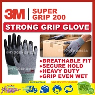 3M Super Grip 200SG Gloves Construction Industrial Hand Glove Anti Slip Cut Resistant ANSI Safety Pr