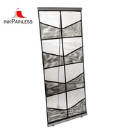 Vertical Brochure Stand Grid Brochure Display Stand Portable Brochure Stand for Trade Shows and Reta