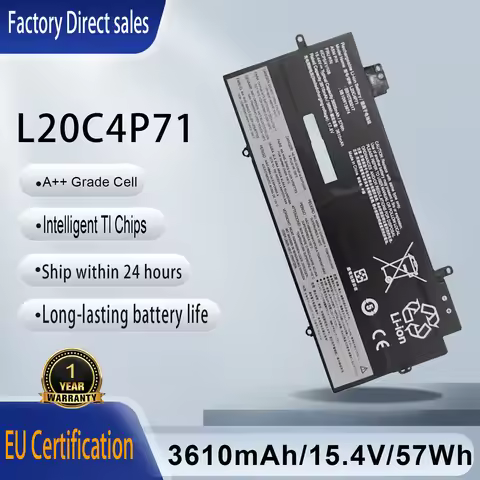 L20C4P71 L20D4P71 L20L4P71 Laptop Battery For Lenovo ThinkPad X1 Carbon 9th 10th 11th Gen X1 Yoga 6t