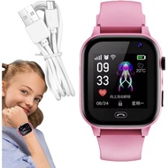 Children's Smart Watch GPS Tracker, 4G GPS Mobile Phone with Camera Flashlight, Multiple Reflection 