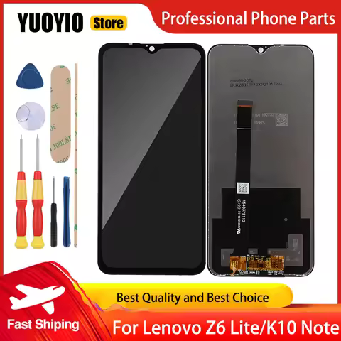 Original LCD For Lenovo Z6 Lite K10 Note L38111 Display Touch Screen Digitizer Assembly Replacement 