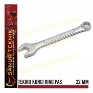 PREMIUM Kunci Ring Pas / Combination Wrench TEKIRO 22mm / 22 mm
