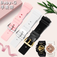 [Watch Replacement Strap] Substitute Casio BABY-G Rubber Watch Strap Female BA-110 112 100 130 Replacement Silicone Strap