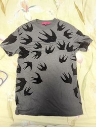 MCQ燕子圖案T恤