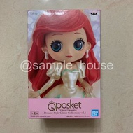 日版 迪士尼公主 美人魚 小魚仙 婚紗 模型 Ariel Dream Style Glitter Collection Q Posket Figure QP QPosket