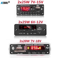 【Luxurious】 25w 20w Amplifier 12v Mp3 Decoder Board Bluetooth 5.0 Car Player 50w 40w Usb Recording Module Fm Aux For Speaker Handsfree