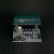 You&Car 1/64 CITY BRIDGE OVERPASS Diorama