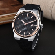 Tissot TISSOT Date Display Stainless Steel Case Rubber Strap Men's Watch Rui Watch ys