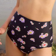 APRILPOOLDAY JULIA TWO PIECE HIGH WAIST IN DAISIES (SWIMSUIT)