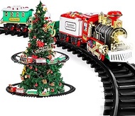 Avilia Electric Train in Motion with Carriages and Christmas Lights with Rails 89 cm Can be used to 