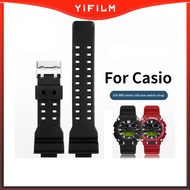 For Casio G-SHOCK Watch Strap GA-900A 900HC Industrial Style Resin Silicone Watchband For Men YIFILM