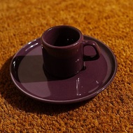 德國製ー桔梗紫濃縮咖啡杯組ー古董老件道具