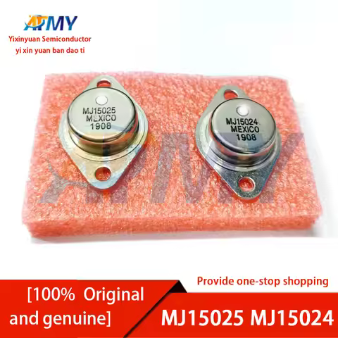 MJ15024 MJ15025 Matched Pair Sealed Audio High-Power Amplifier Transistors