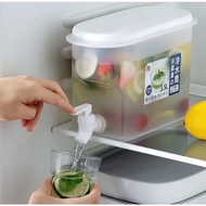 Fruit Jar Water Dispenser Cold Drinking Kettle Water With Faucet 3.5L