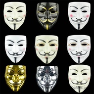 ღ Movie Cosplay V Mask Anonymous Guy Fawkes Halloween Christmas Party Gift Adult Kids Film Theme Mas