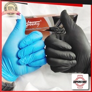 [100pcs] Nitrile Powder-Free Examination Disposable Glove Blue / Black S/M/L Powder Free Gloves