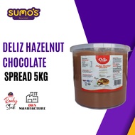 Sumos-DeLiz Italian Hazelnut Chocolate Spread Food Service 5KG / Sapuan Kacang Hazel Coklat Makanan 