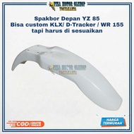 FRONT FENDER YZ85 YZ 85 OLD YAMAHA FENDER MOTOR CROSS DIRTBIKE DIRT BIKE PNP CUSTOM WHITE COLOR