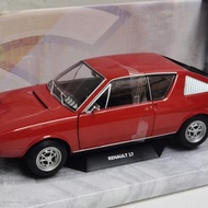 SOLIDO 1/18 RENAULT 17 1976 RENAULT Racing Model Alloy Can Open Left Right Doors