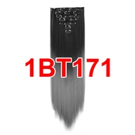 Ikat Rambut Palsu Model Lurus & Gelombang ala Wanita Korea - Medium & Panjang - Ekor Kuda - Tersedia