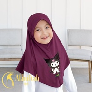 Almiftah kids - Hijab Penguin Children's Hijab Kuromi Character/ Children's Hijab Kuromi/ Penguin Je