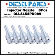 6Pcs Diesel Fuel Injector Nozzle Tips 105017-0090 6207113130 DLLA152PN009 for Komatsu D31P EG85-1 GD