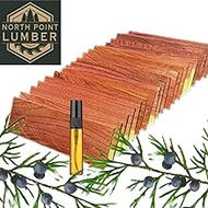 15 Aromatic Cedar Block Hang-Ups and 5 ML Cedar Oil for Clothes Storage, Air Freshening & Deodorizin