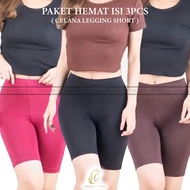 Economy Package Contains 3 Hotpants Leggings / Women's Shortpants Leggings / Women's Underpants Span