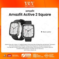 Amazfit Active 2 Square I 1.75" AMOLED display I GPS Maps with Direction I Fitness Tracker I 10 Days