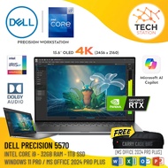 DELL PRECISION 5570 WORKSTATION | CORE i7 | UP TO 32GB & 1TB SSD | NVIDIA RTX GRAPHICS | 4K TOUCH