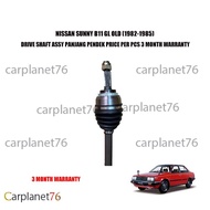 NISSAN SUNNY B11 GL OLD (1982-1985) DRIVE SHAFT ASSY PANJANG PENDEK PRICE PER PCS 3 MONTH WARRANTY