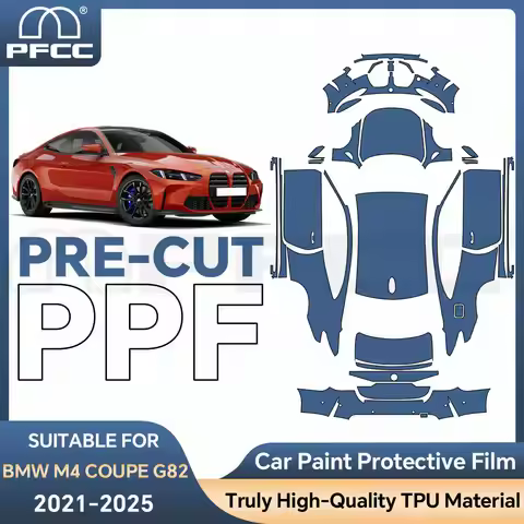 For BMW M4 Coupe G82 2021-2024 8.5Mil Precut TPU Paint Protection Film PPF Clear Bra Full Vehicle Tr