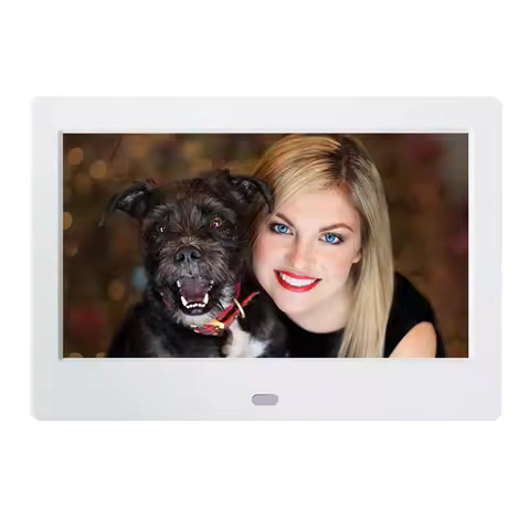 7inch HD LED Digital Photo Frame Music Photo Video Player Support USB/MMC/SD/MS Card 800*480 MP3 MP4