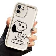 Smilling Snoopy Dog Sketch Cover Phone Case For iPhone Apple 17 AIR 16 16E 11 12 13 14 15 8 7 XR Plu