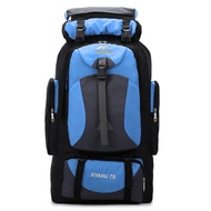 70L Outdoor hiking backpack for men and women, large-capacity casual trekking backpack Camping tent 