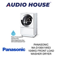 PANASONIC NA-D106X1WS3 10/6KG FRONT LOAD WASHER DRYER  **1 YEAR PANASONIC WARRANTY**