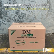 PROMO / TERMURAH Thinwall DM 200ml Rectangle Isi 16pak / 1 Dus TERBAIK