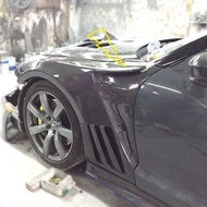 ((Installable In Taiwan) Nissan Ares GTR R35 EPA Carbon Fiber Modified Fender Air Knife Wheel Eyebro