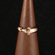 CARTIER(卡地亞) 18K玫瑰金 縞瑪瑙 玫瑰金 PANTHÈRE DE CARTIER 豹子頭 戒指 18K