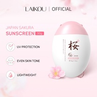 Laikou Sakura Niacinamide làm sáng Kem chống nắng chống nước chống nắng SPF50 PA +++ bảo vệ khỏi tia