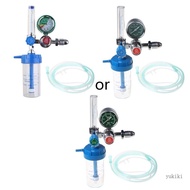 Kiki Oxygen Pressure Regulator O2 Pressure Reducer Gauge Meter Flow Gauge Gas G5 8 Flow Meter Absorber Buoy Type Inhalat