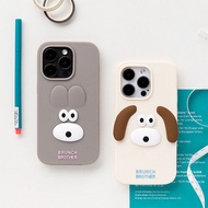 Romane Brunch Brother Hola Bear iPhone14 14Pro 矽膠手機殼