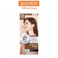 Liese Creamy Bubble Color Chestnut Brown 108Ml - Diy Foam Hair Color With Salon Inspired Colors