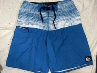 Quiksilver 男士藍色沙灘褲