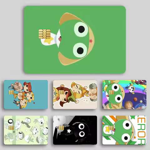 Keroro G-Gunsou Stickers Cartoon Decorative Small Waterproof Chip 4PCS Card Sticker New Anti-Scratch