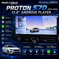 AudioWork Proton S70 2024-2026 12.8Inch Exclusive/Premiun Android 13 Android Player Include Android 