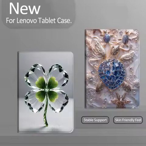 Four Leaf Clover Sea Turtle Gift For Xiaoxin Lenovo Tab Pad K11 K10 M10 P11 3rd Plus Pro Legion Y700