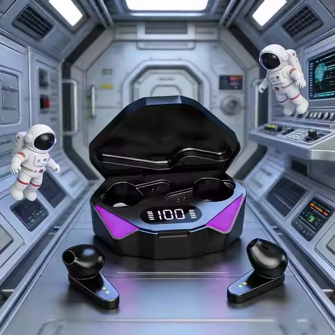 X15 TWS Gaming Earbuds Wireless Bluetooth Earphones With Mic Bass Audio Sound Positioning 9D Stereo 